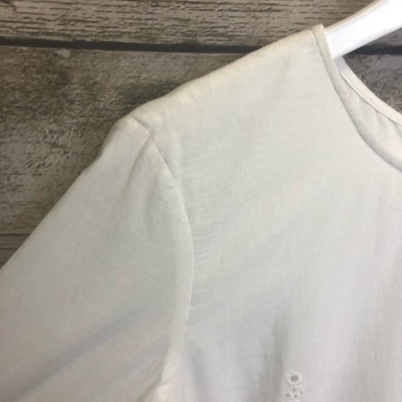 Dolce Vita White Eyelet A Line Mini Dress Medium - Picture 7 of 15